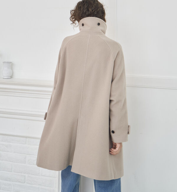 Doux archives「ステンカラーミドルコート」|ダッフルコート|