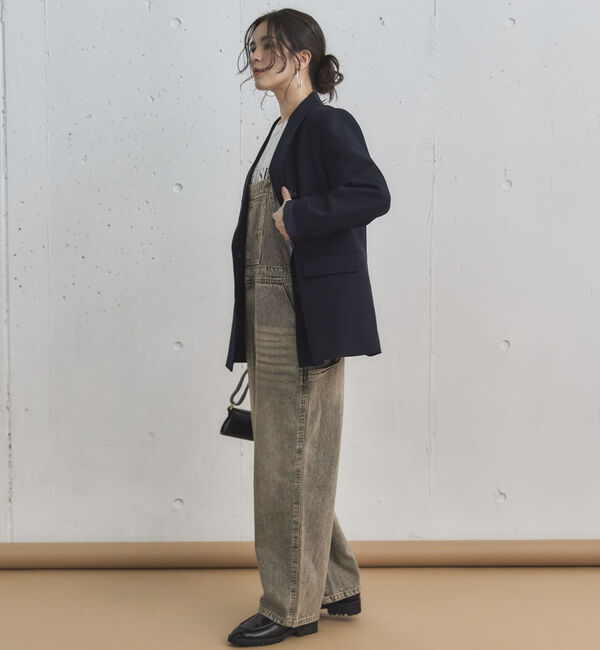Doux archives「デニムサロペット」|ワンピース|
