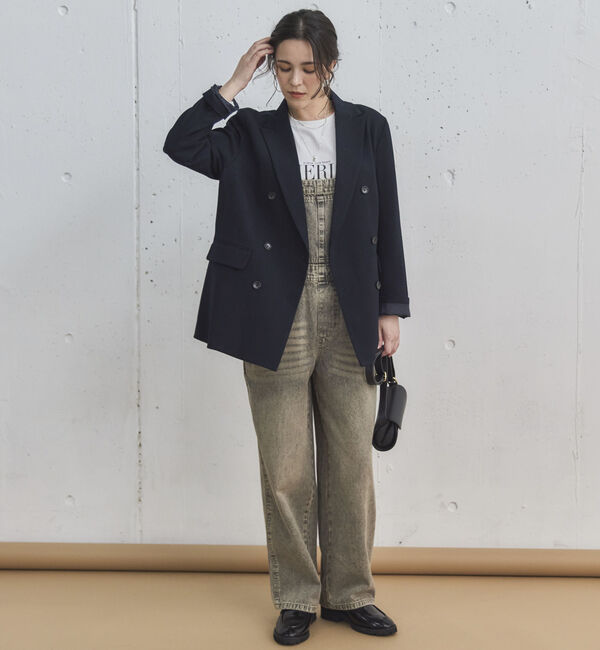 Doux archives「デニムサロペット」|ワンピース|