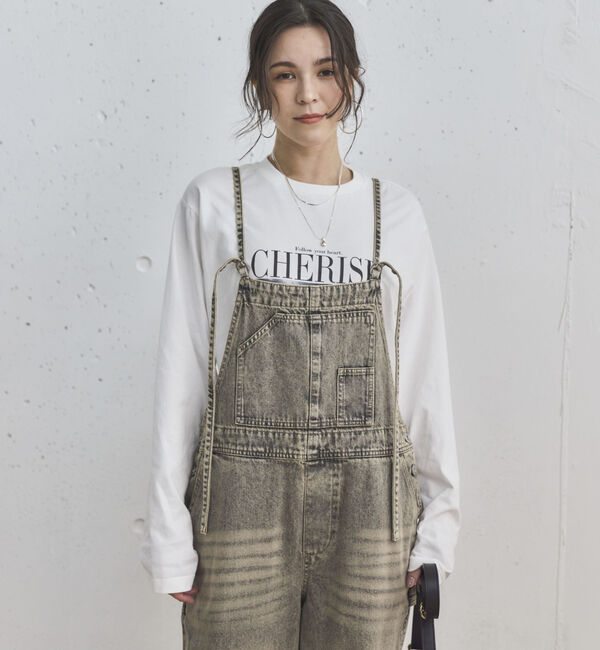 Doux archives「デニムサロペット」|ワンピース|