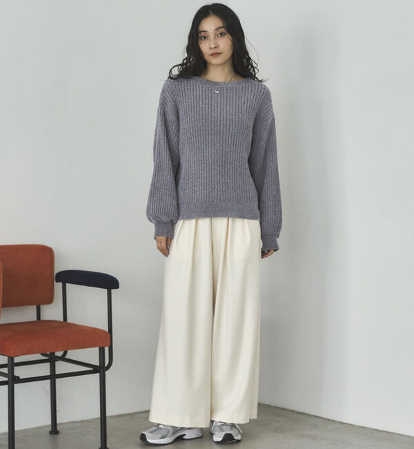 Doux archives「ラメモールヤーンニット」|ニット・セーター|