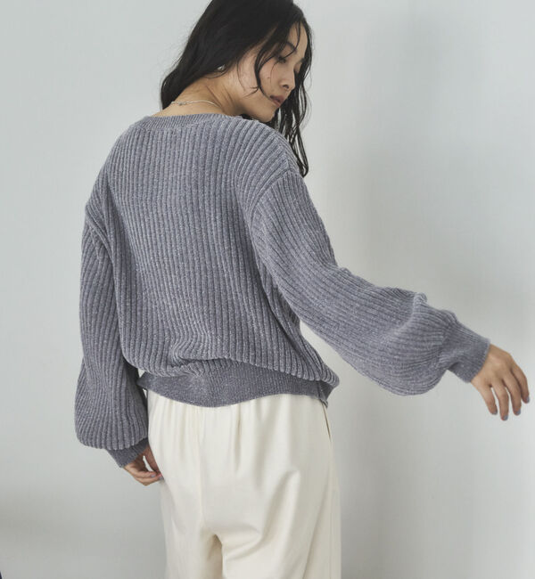 Doux archives「ラメモールヤーンニット」|ニット・セーター|