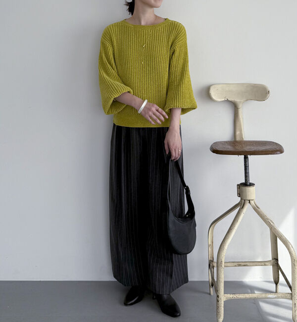 Doux archives「ラメモールヤーンニット」|ニット・セーター|