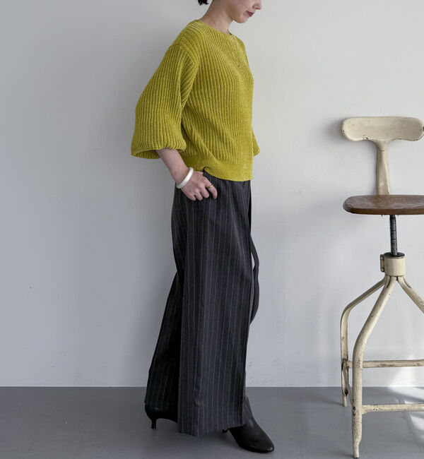 Doux archives「ラメモールヤーンニット」|ニット・セーター|