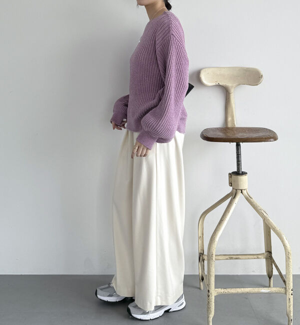 Doux archives「ラメモールヤーンニット」|ニット・セーター|