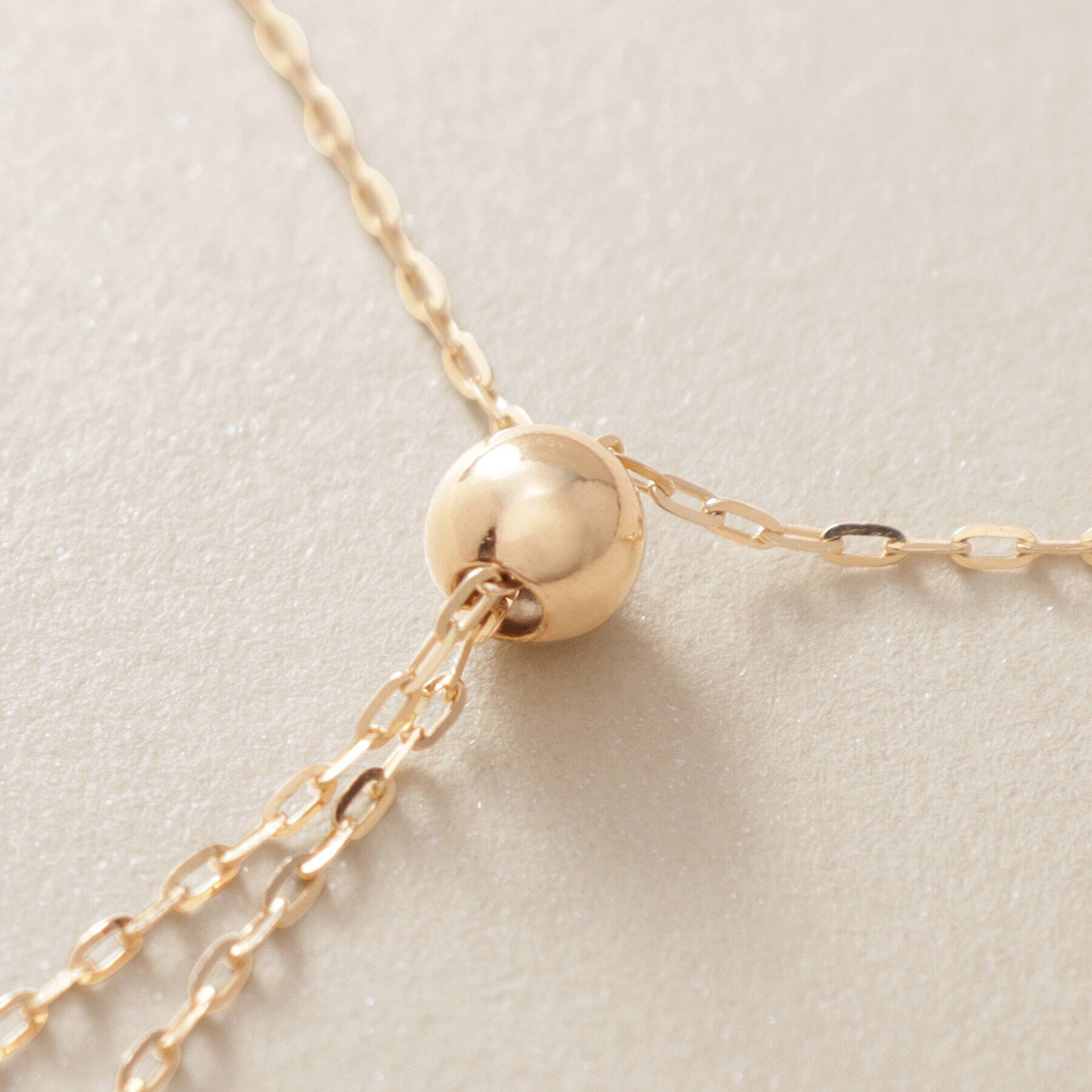 COCOSHNIK「K10キヘイスライドチェーン ブレスレット」|ブレスレット・バングル|