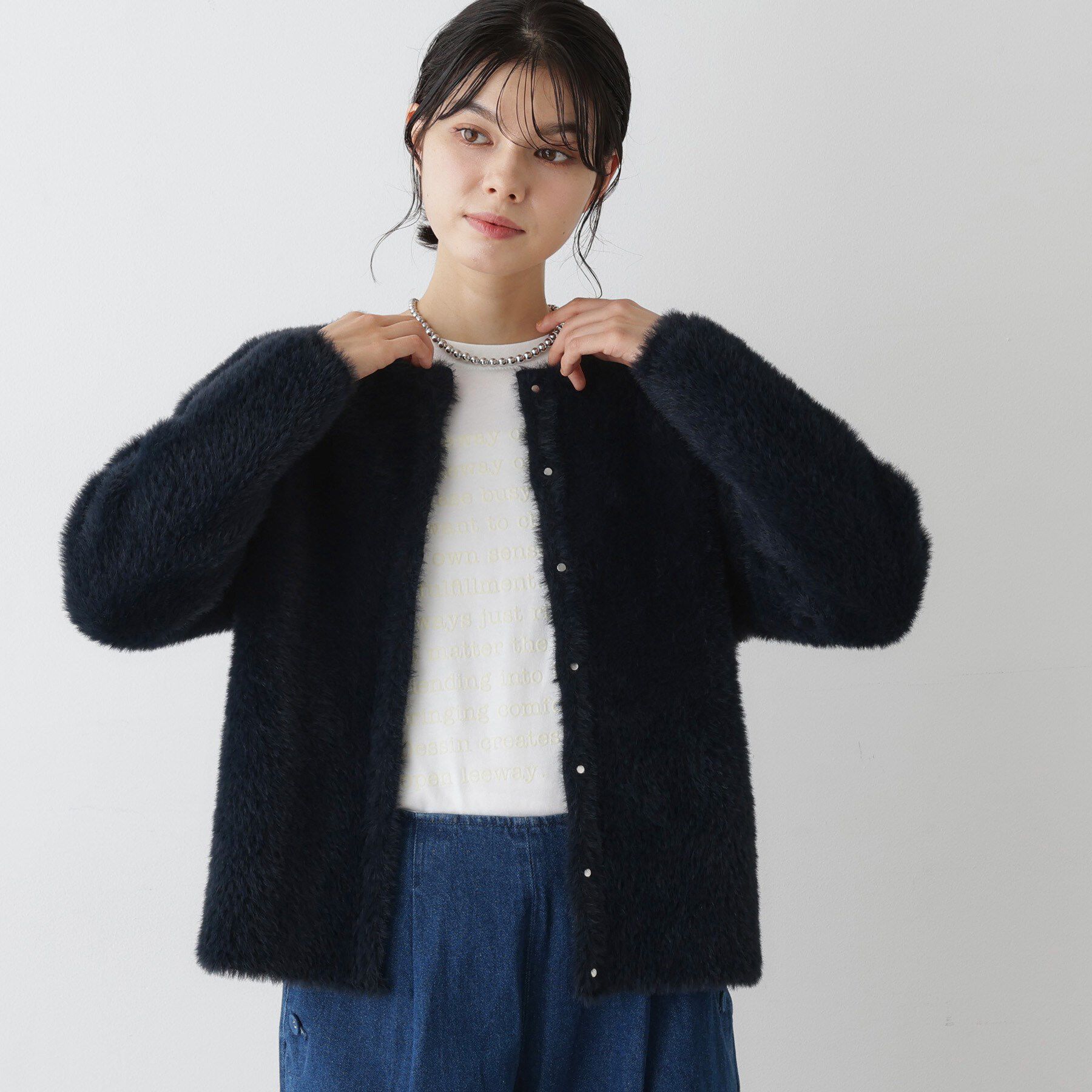 Dessin「【洗える】シャギーカーディガン」|カーディガン|