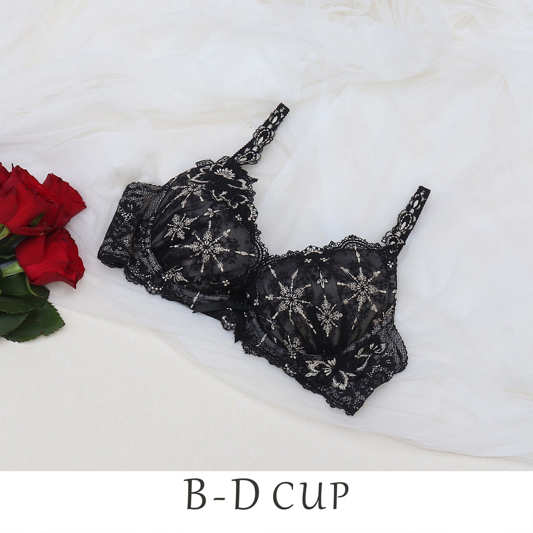 Risa Magli「ファビエンヌ ブラジャー」|インナー|ブラック(019)