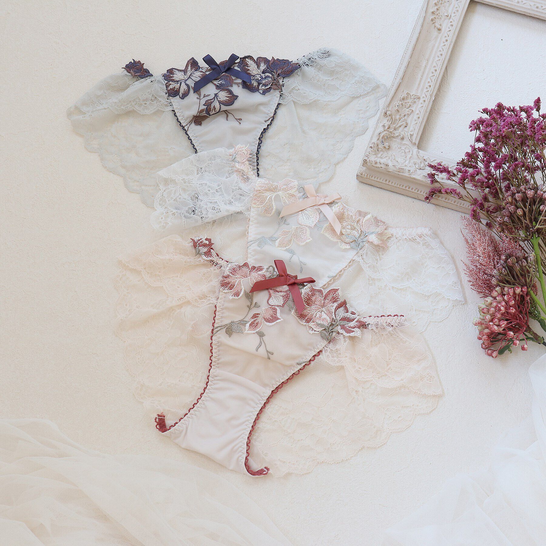 Risa Magli「クレモンス レースショーツ」|インナー|