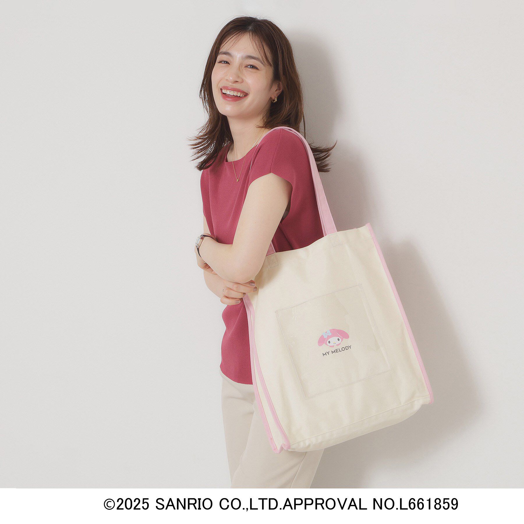 ITS&rsquo;DEMO「＜サンリオキャラクターズ＞クリアポケットトート【A4対応】」|トートバッグ|