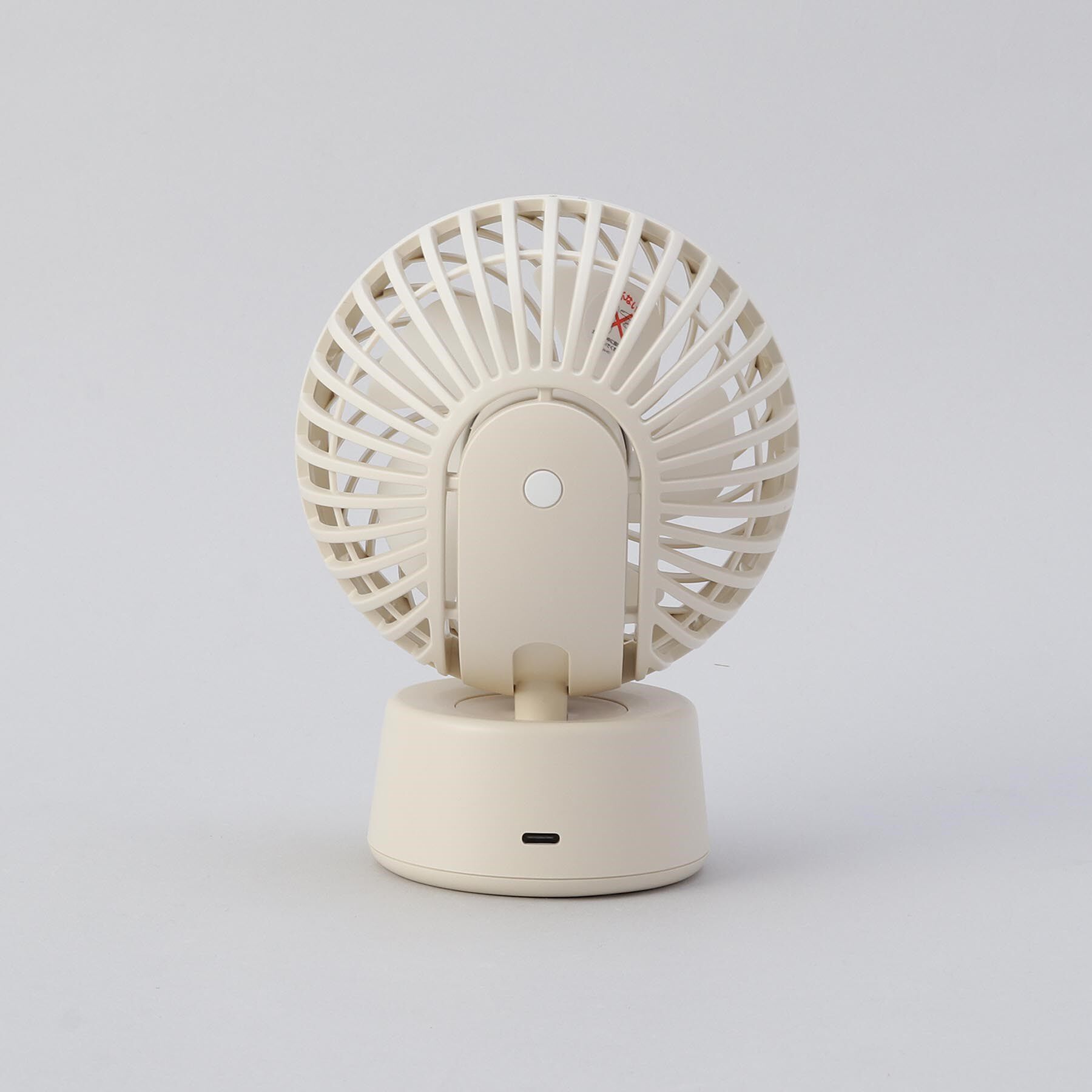 212 KITCHEN STORE「ラウンドミニデスクファン 首振り機能付 WH」|その他|