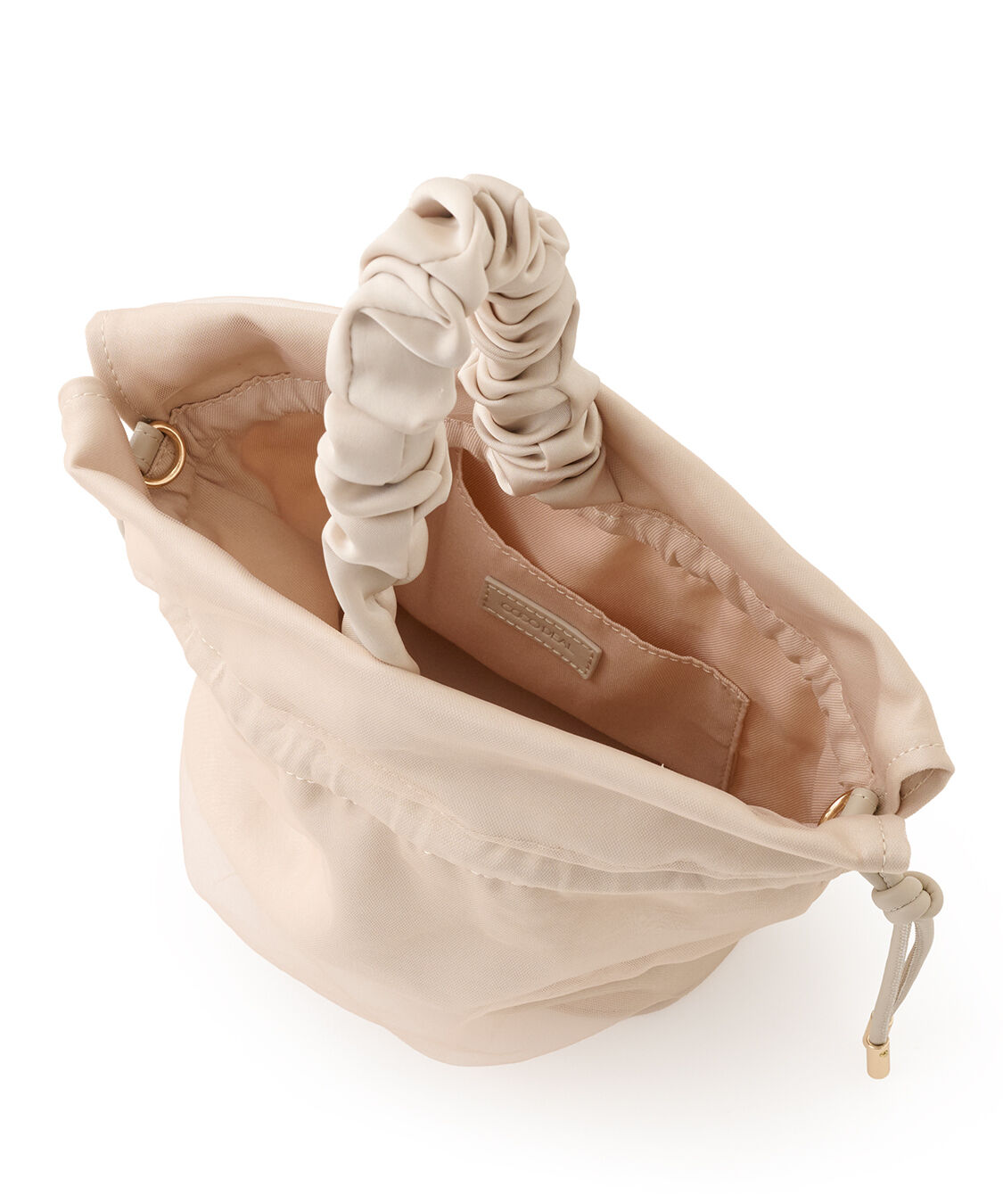 COCO DEAL「サテン巾着バッグ」|ショルダー・メッセンジャー|