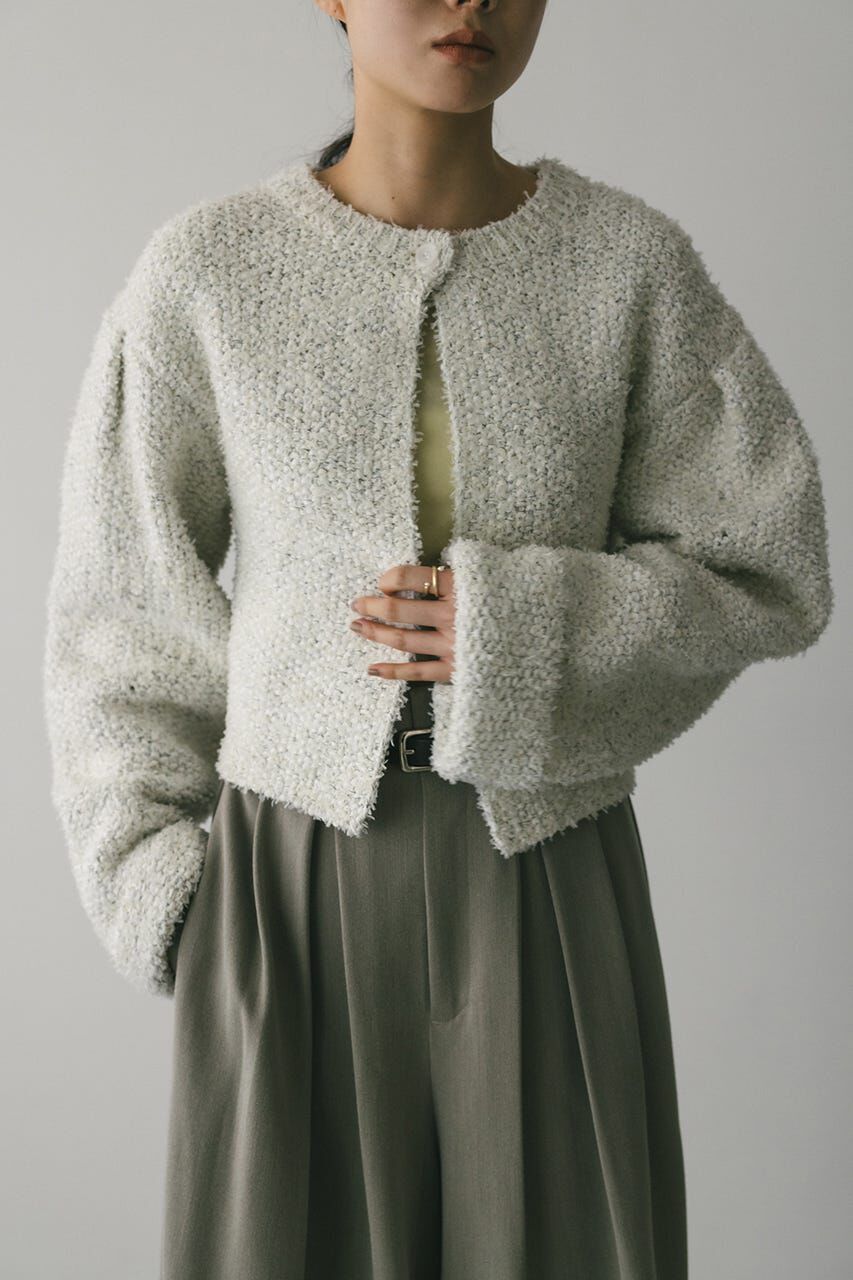 STYLEMIXER「テープヤーンニットカーデ」|カーディガン|