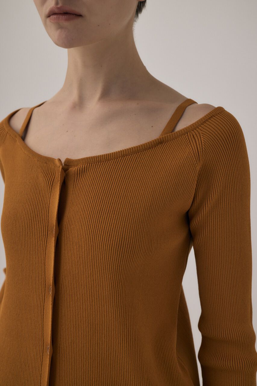 MOUSSY「ﾘｻｲｸﾙﾎﾟﾘｴｽﾃﾙ使用 経年劣化の少ないﾘﾌﾞﾆｯﾄ ｵﾌｼｮ  」|ワンピース|