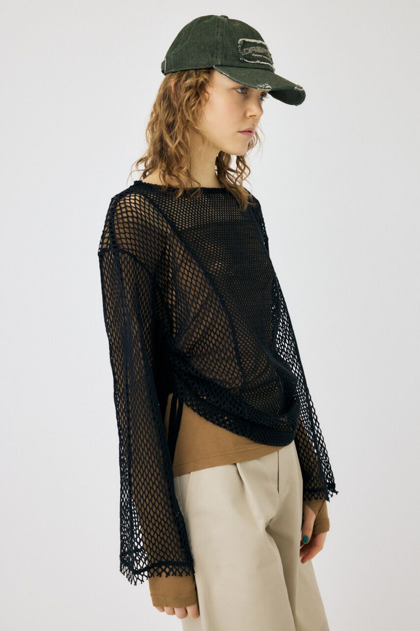 MOUSSY「MESH LS Tシャツ」|Tシャツ・カットソー|