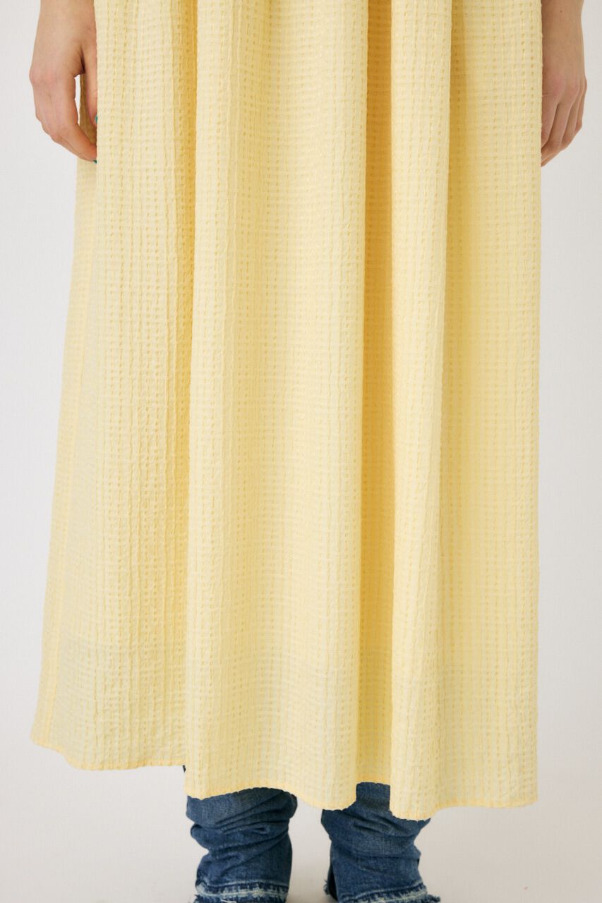 MOUSSY「SUCKER CHECK GATHER ドレス」|ワンピース|