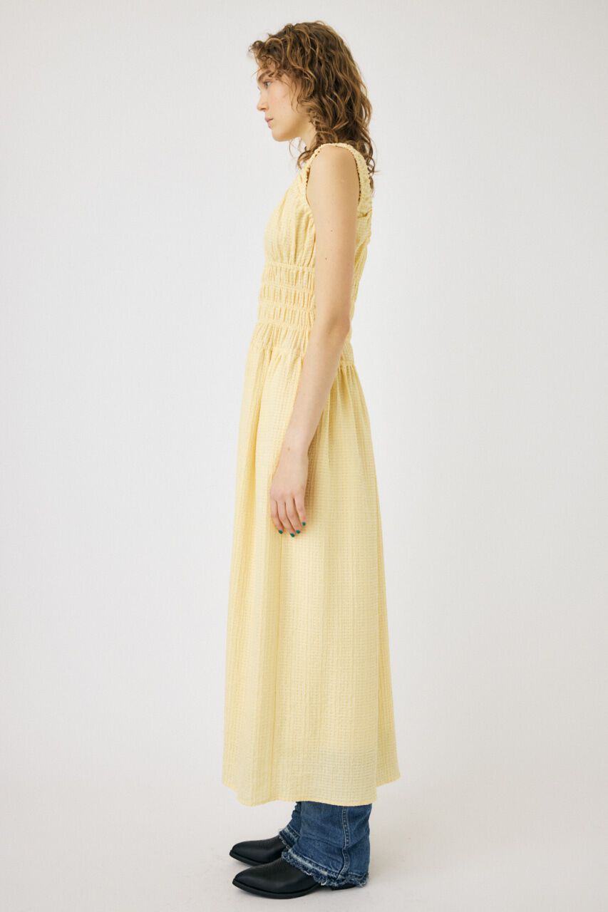 MOUSSY「SUCKER CHECK GATHER ドレス」|ワンピース|