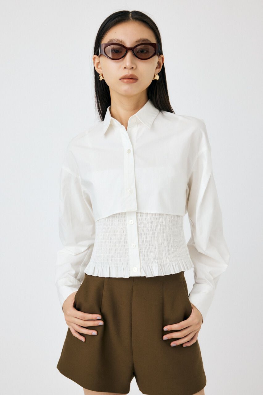 MOUSSY「CAMI & CROPPED シャツ」|その他|