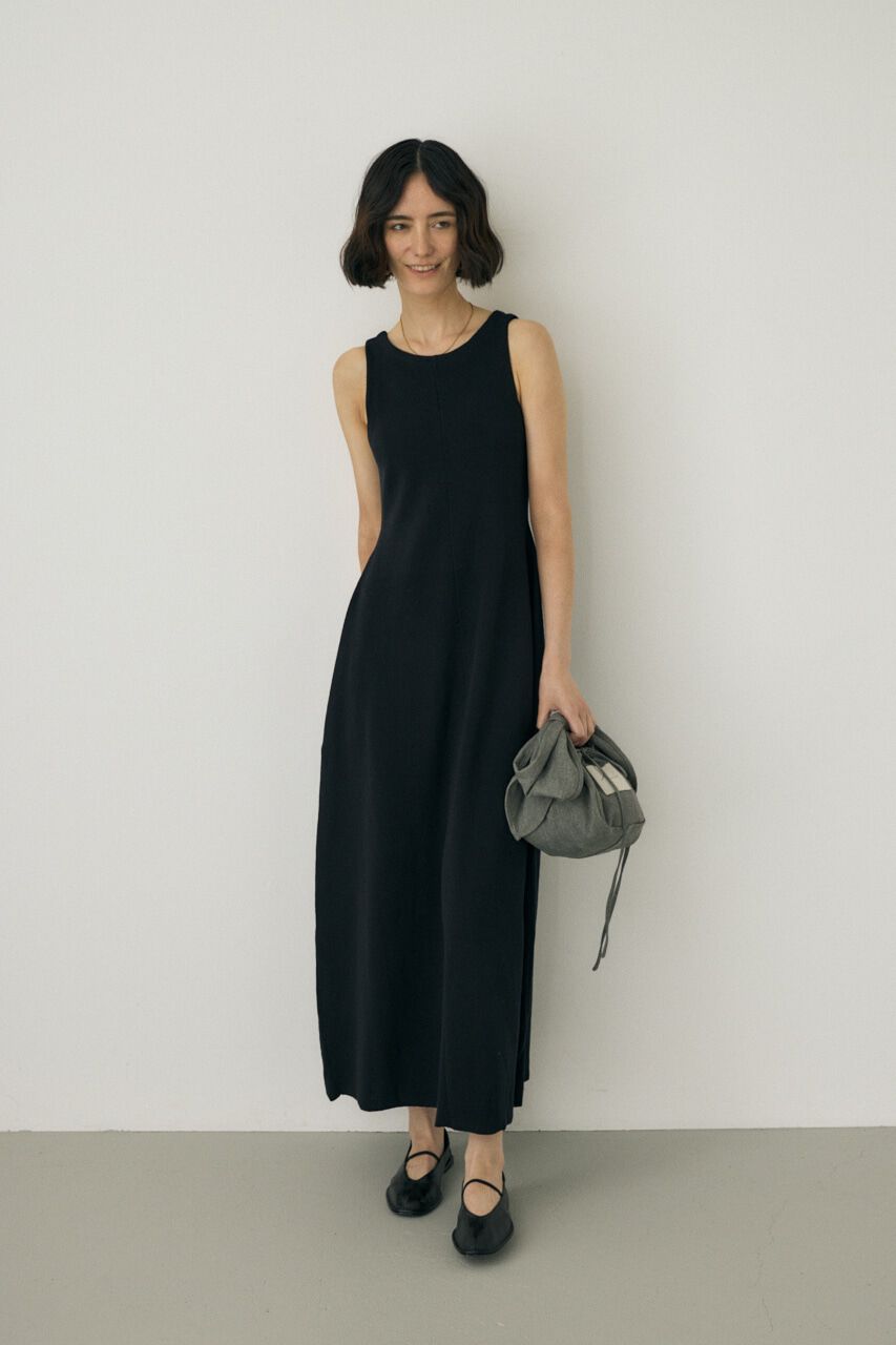 MOUSSY「ノースリーブニットワンピース　オーガニックコットン使用」|ワンピース|