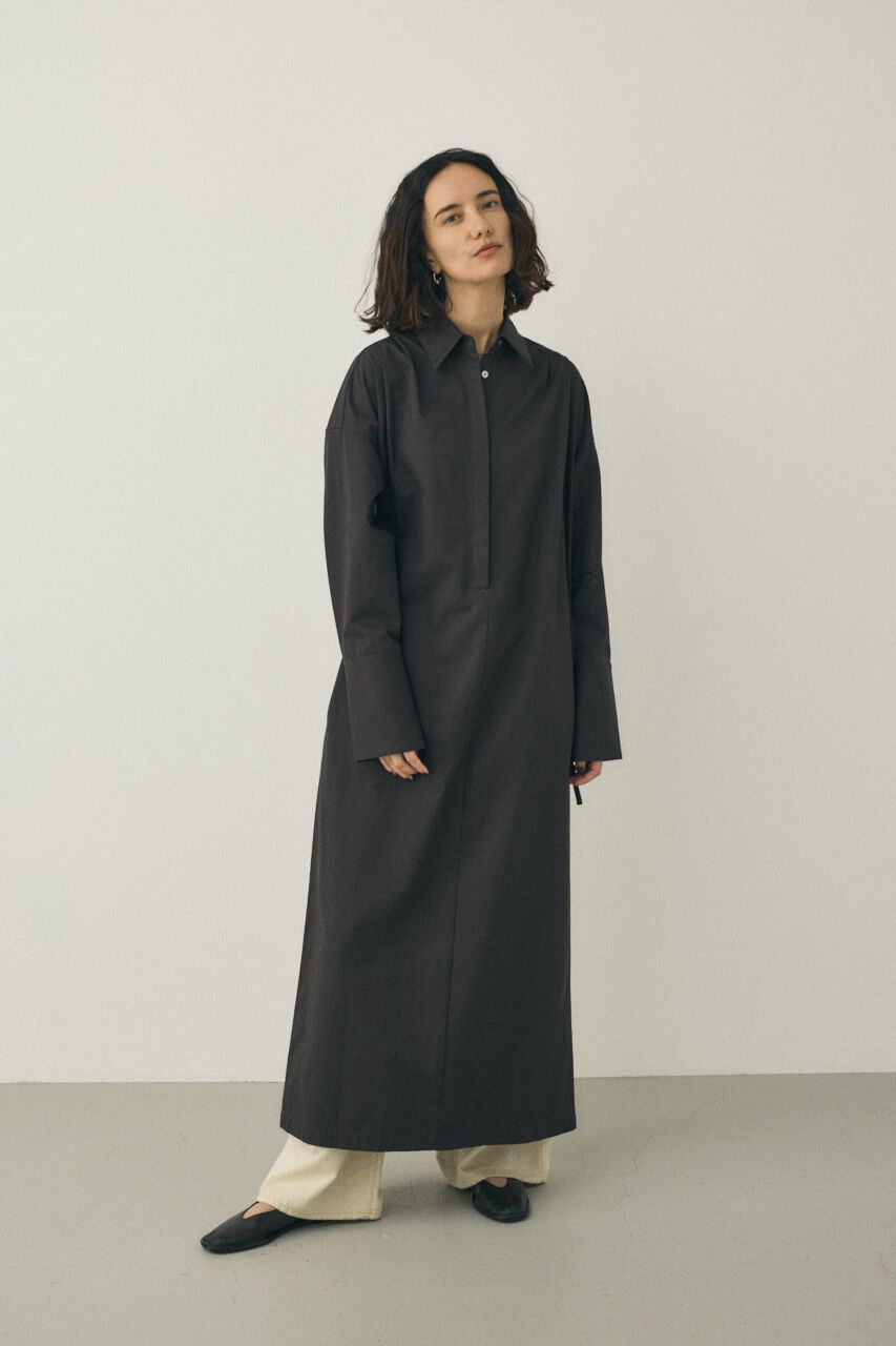 MOUSSY「シャツワンピース　オーガニックコットン&times;リサイクルポリエステル混」|ワンピース|