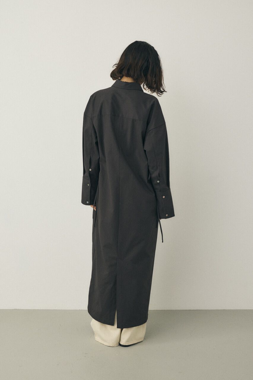 MOUSSY「シャツワンピース　オーガニックコットン&times;リサイクルポリエステル混」|ワンピース|