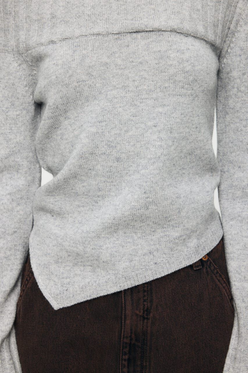MOUSSY「ASYMMETRY トップス」|ニット・セーター|