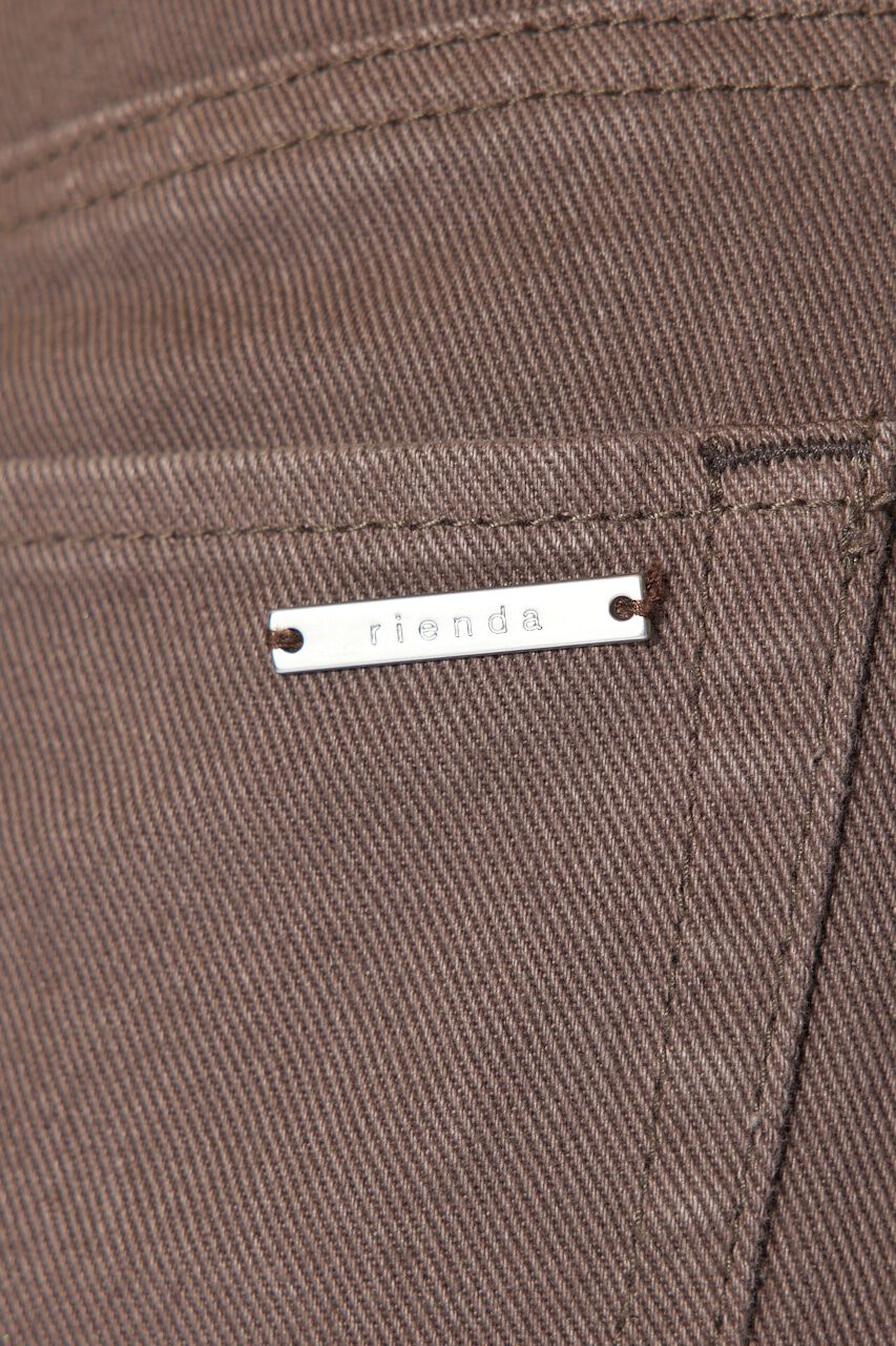 rienda「フリンジマーメイドデニムジャストウエストスカート」|スカート|