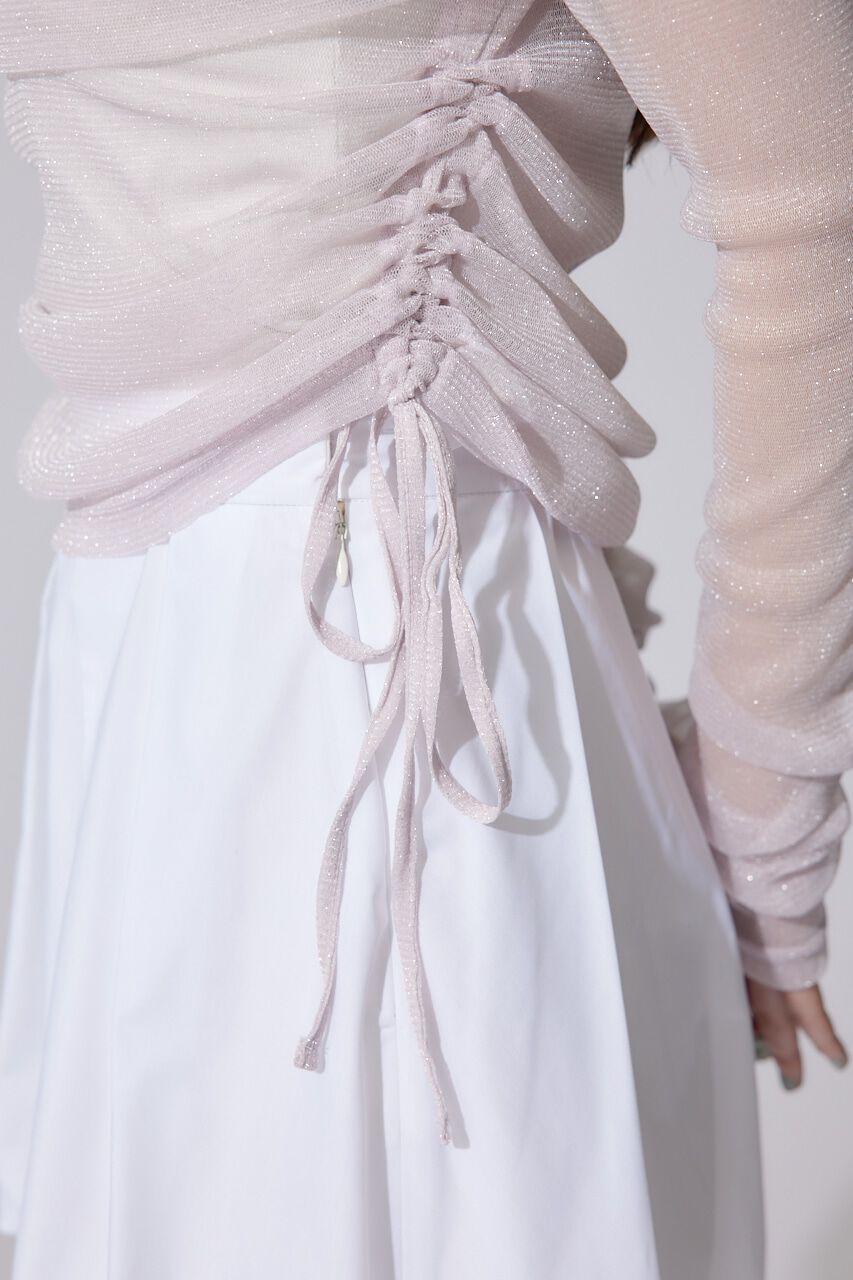 rienda「オフショルレディーラメトップス」|Tシャツ・カットソー|