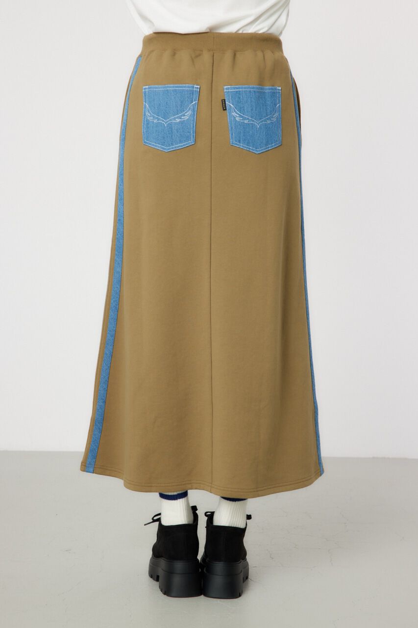 RODEO CROWNS「デニムラインスウェットスカート」|スカート|