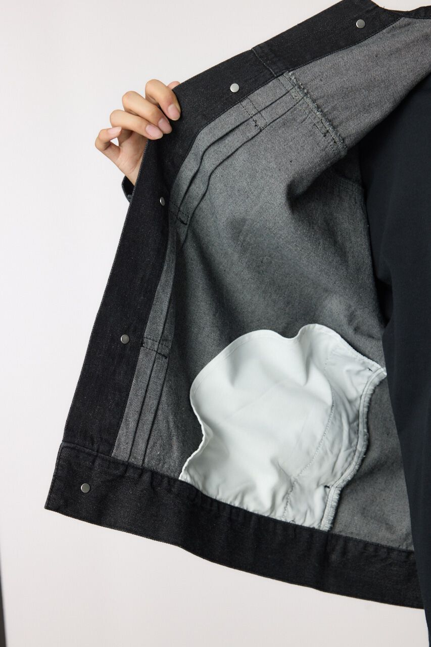 RODEO CROWNS「フリンジワイドデニムジャケット」|デニムジャケット|