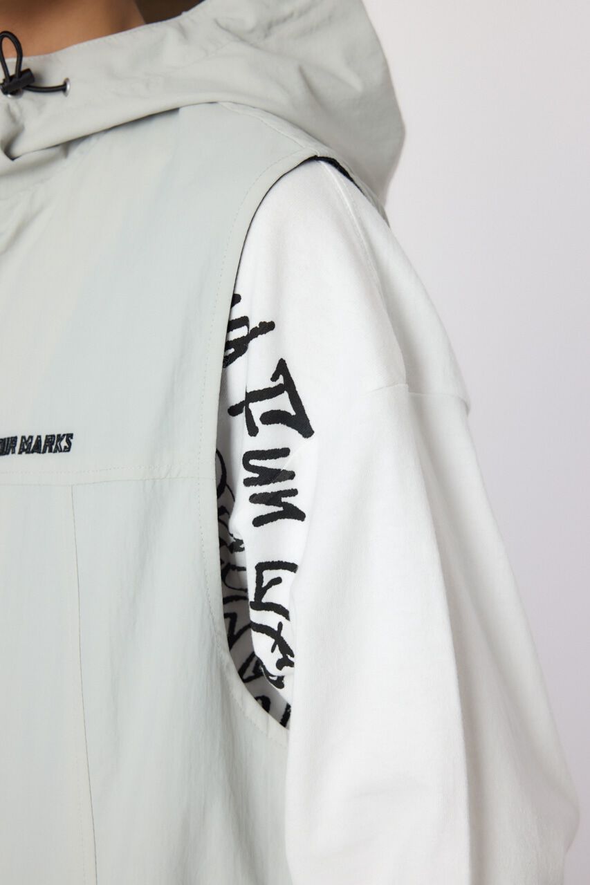 RODEO CROWNS「ドロストフーデッドベスト」|ダウンベスト・ベスト|