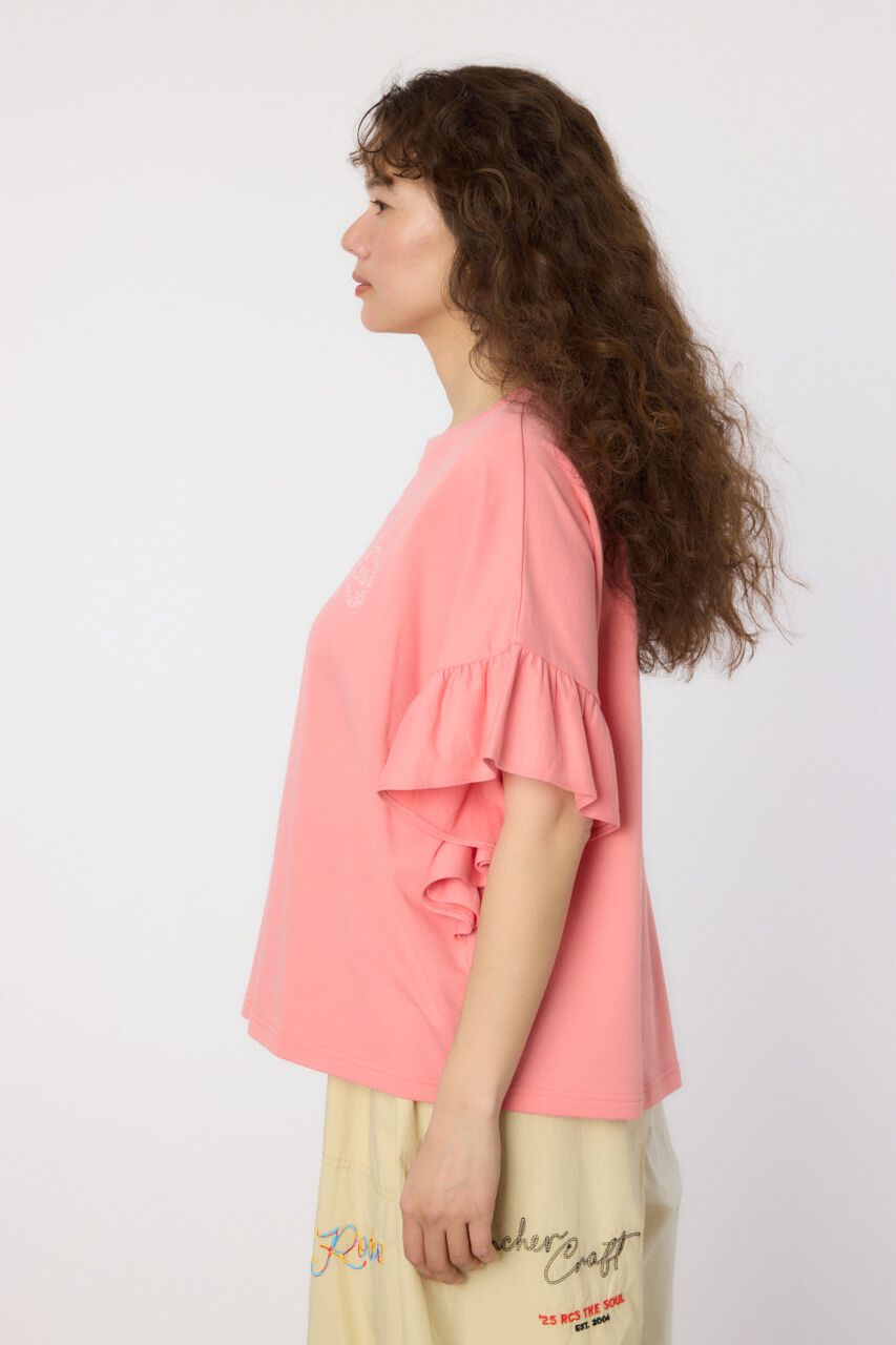 RODEO CROWNS「フリルスリーブトップス」|Tシャツ・カットソー|