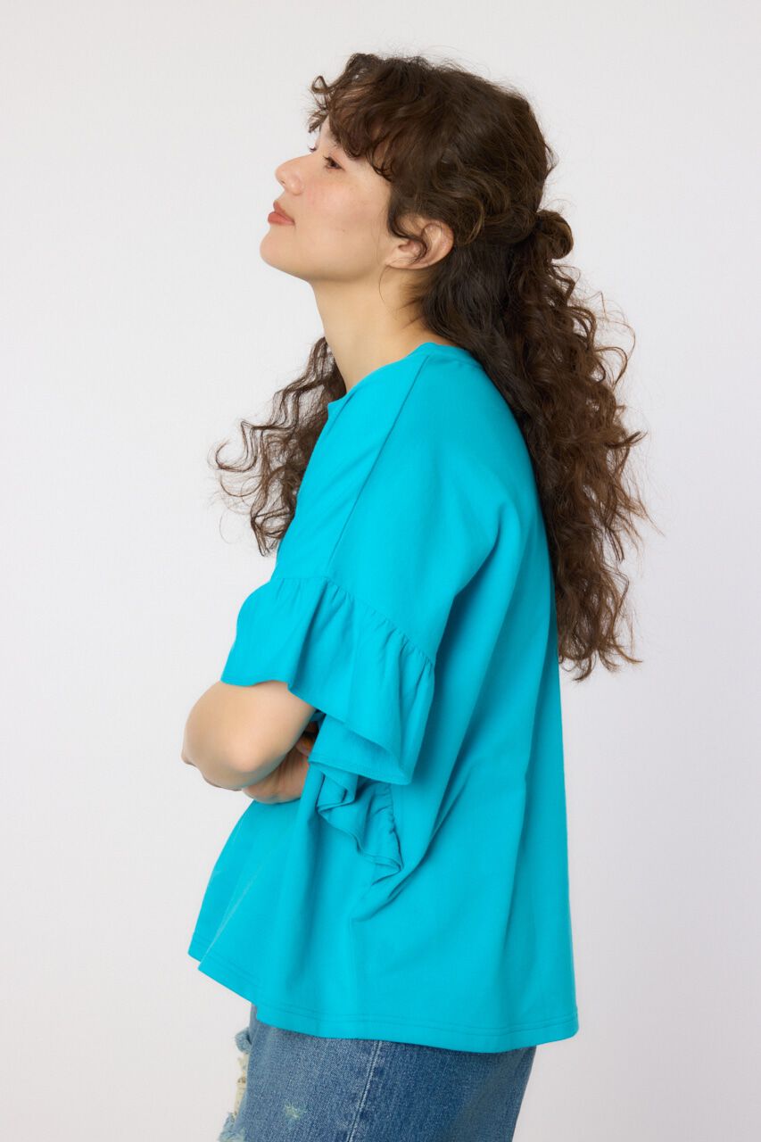 RODEO CROWNS「フリルスリーブトップス」|Tシャツ・カットソー|