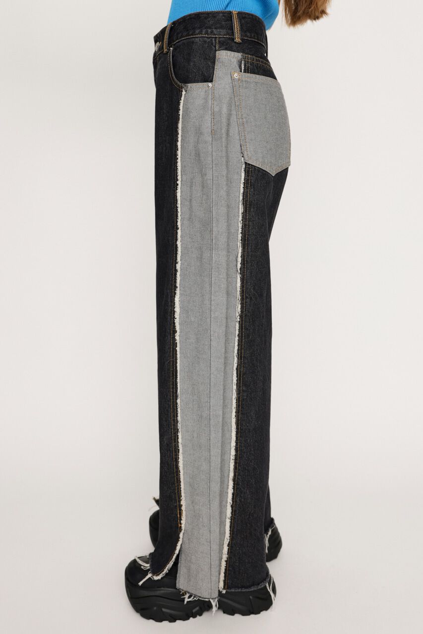 SLY「L／W INSIDE OUT WIDE STRAIGHT-E」|デニム|