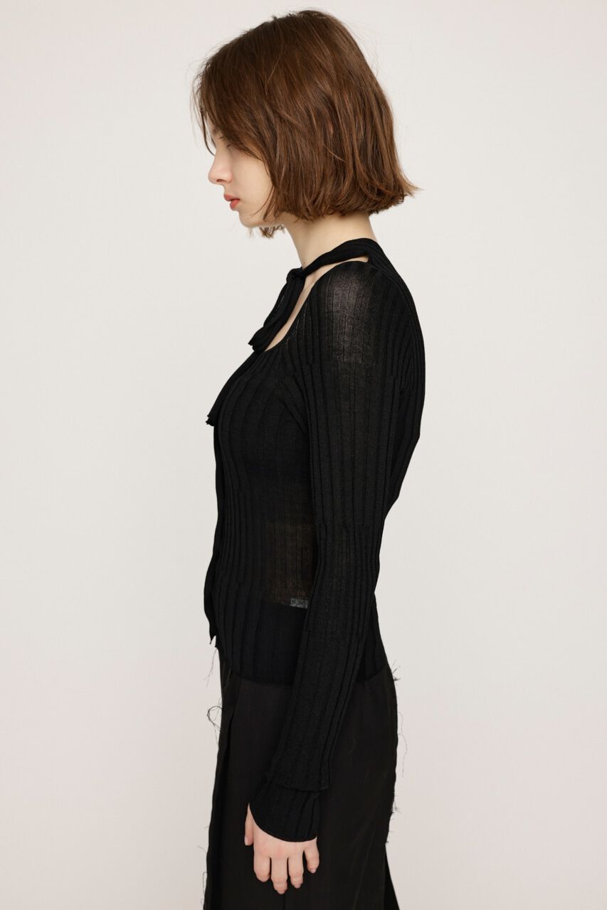 SLY「TIE DESIGN HG トップス」|ニット・セーター|