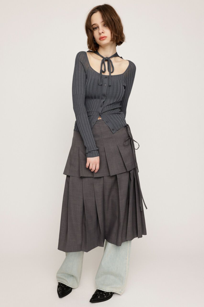 SLY「TIE DESIGN HG トップス」|ニット・セーター|