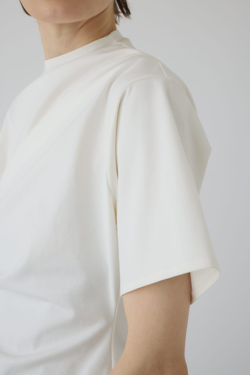 RIM.ARK 「Asymmetry tuck cut tops」|Tシャツ・カットソー|