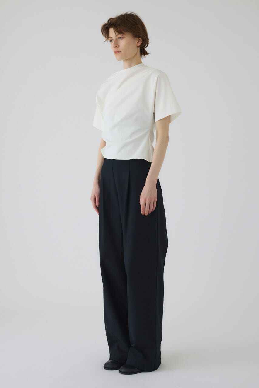 RIM.ARK 「Asymmetry tuck cut tops」|Tシャツ・カットソー|