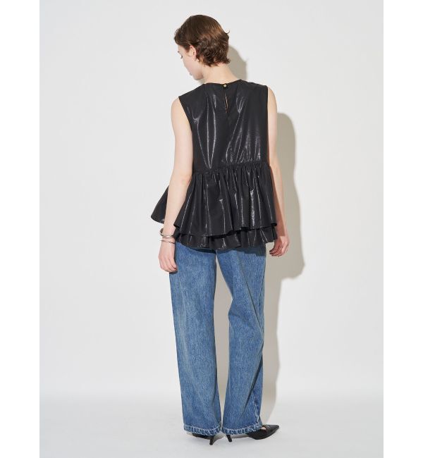 ELENDEEK「CALENDERING PEPLUM BL」|シャツ・ブラウス|