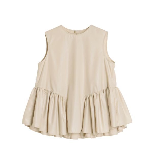 ELENDEEK「CALENDERING PEPLUM BL」|シャツ・ブラウス|