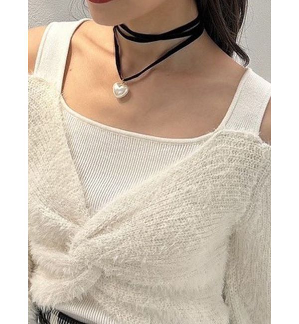 RESEXXY「ハートポイントチョーカー」|ネックレス|ミックス