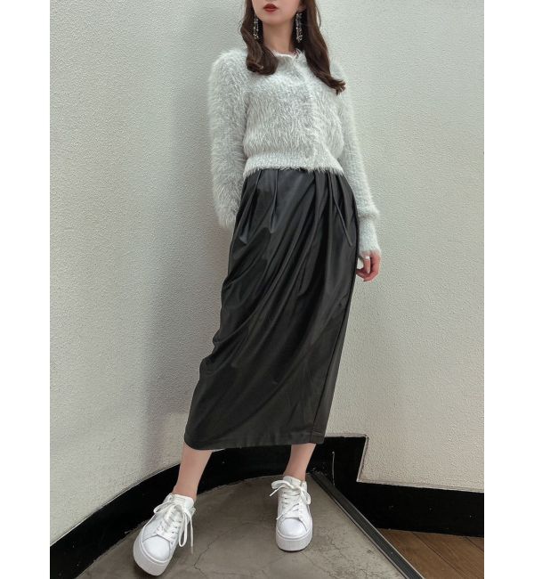 dazzlin「メタリックコクーンスカート」|スカート|