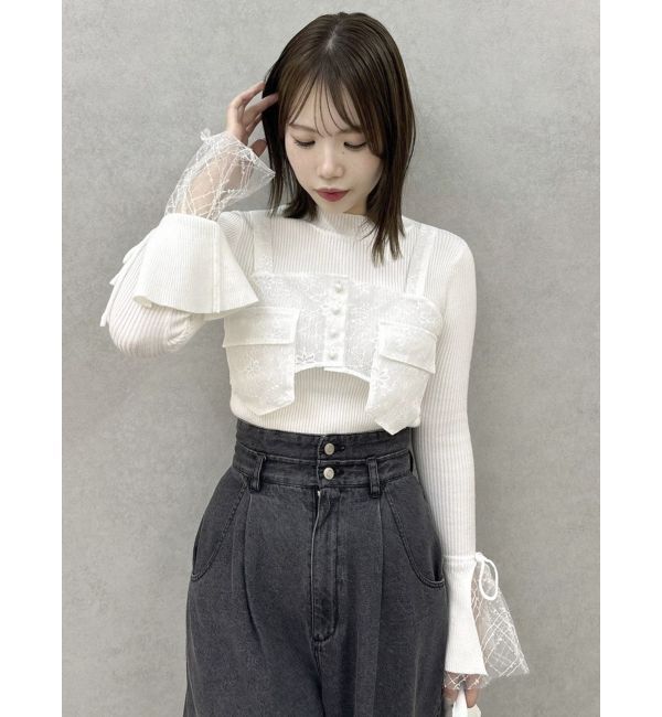 dazzlin「ダブルポケットマテリアルビスチェ」|その他|