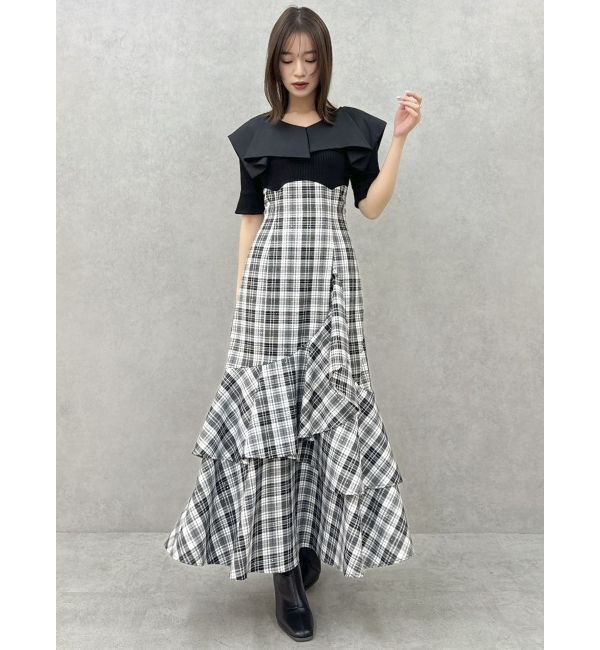 dazzlin「ラッフルマーメイドコンビワンピース」|ワンピース|