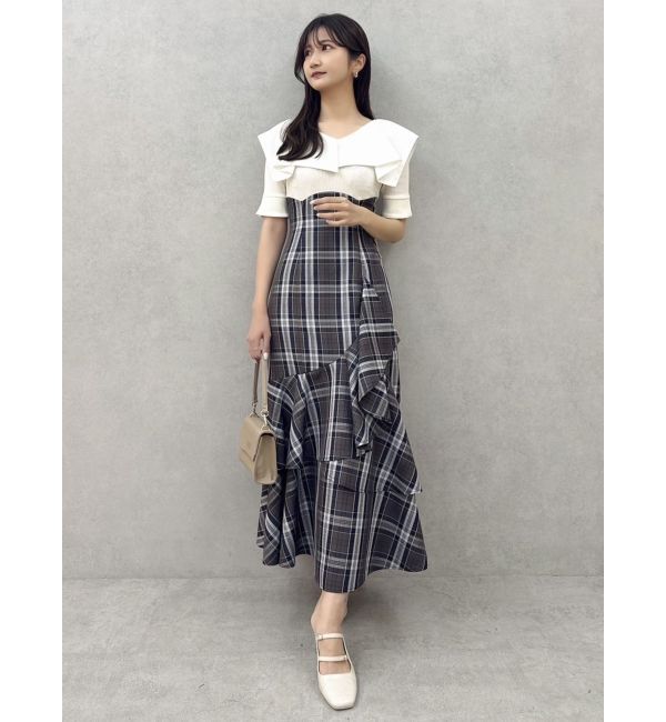 dazzlin「ラッフルマーメイドコンビワンピース」|ワンピース|