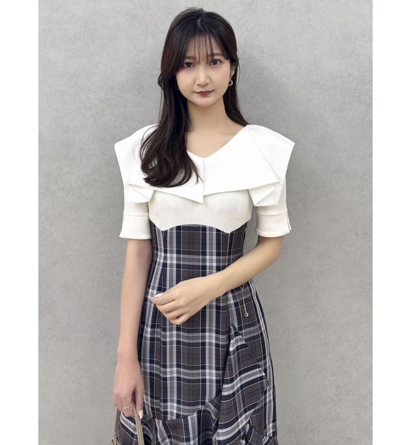 dazzlin「ラッフルマーメイドコンビワンピース」|ワンピース|