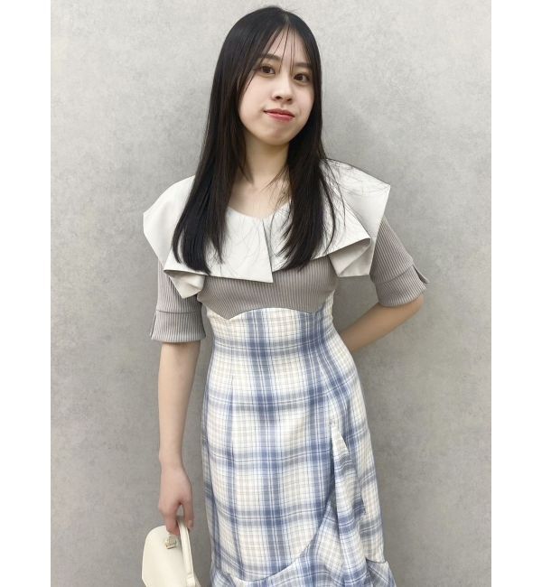 dazzlin「ラッフルマーメイドコンビワンピース」|ワンピース|