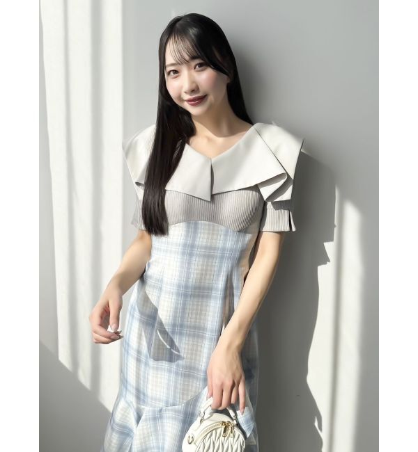 dazzlin「ラッフルマーメイドコンビワンピース」|ワンピース|