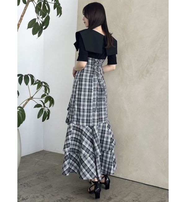 dazzlin「ラッフルマーメイドコンビワンピース」|ワンピース|