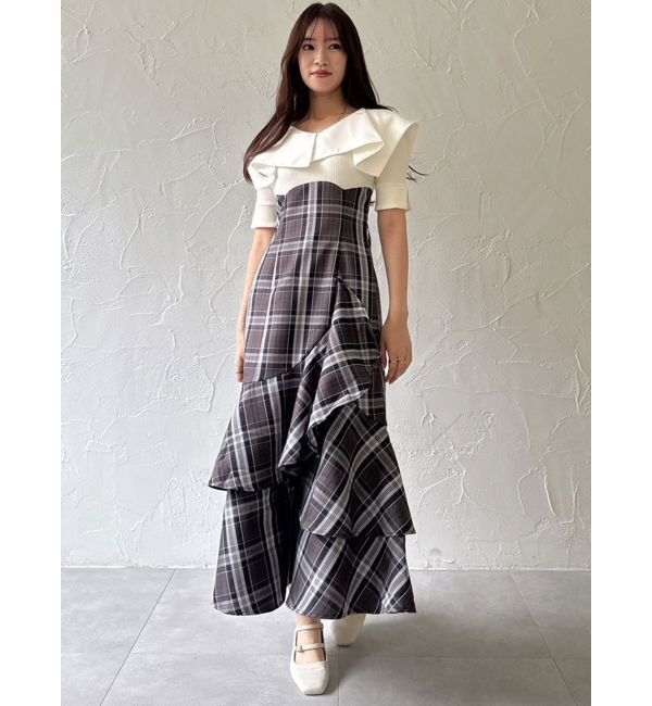 dazzlin「ラッフルマーメイドコンビワンピース」|ワンピース|